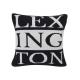 Funda de Coixi Lexington Lletres Punt Blau Marí
