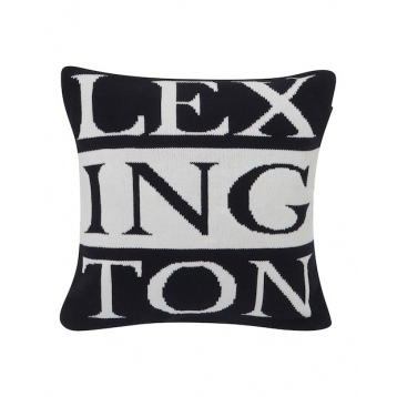 Funda de Cojín Lexington Logo Punto Azul Marino