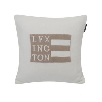 Funda de Cojín Lexington Logo Punto Beige