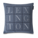 Funda de Cojin Lexington Letras Azul