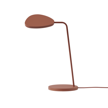Lámpara mesa Muuto LEAF color marrón cobre