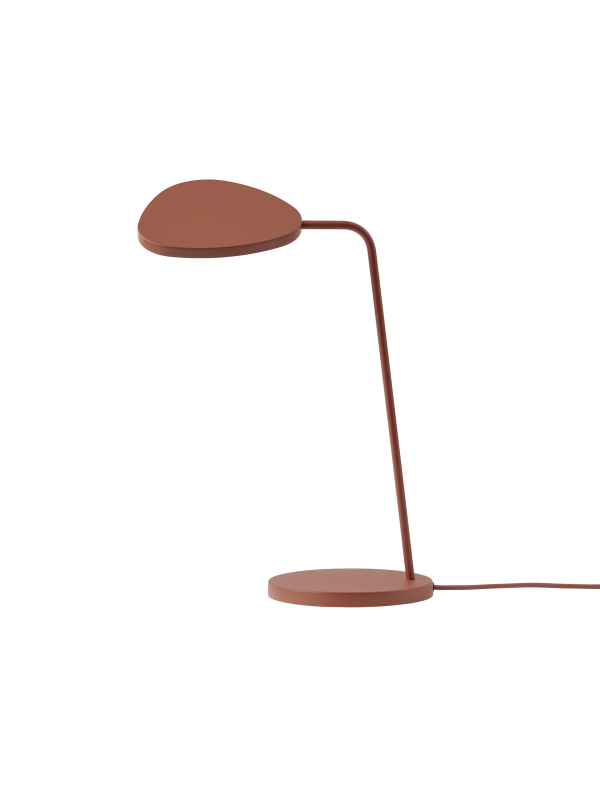 Lámpara mesa Muuto LEAF color marrón cobre