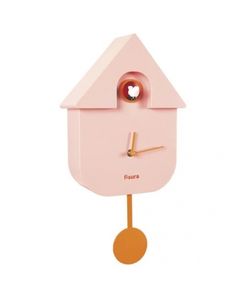 Reloj Cuco casita rosa